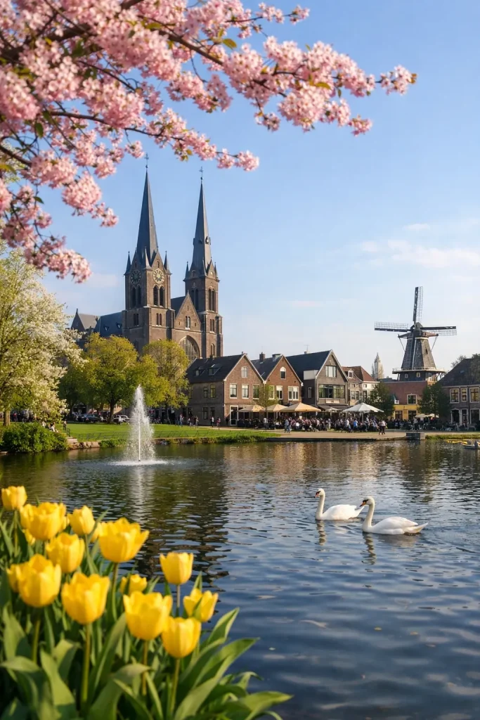 Straatbeeld in Uden overdag